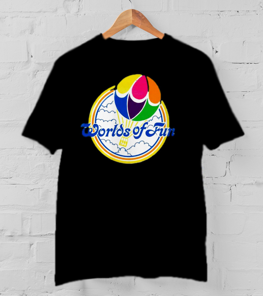 Worlds Of Fun Hot Air Balloon Adventure Theme Park T-Shirt