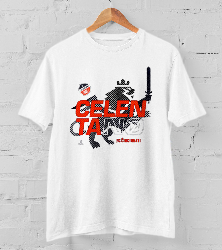 Celentano FC Cincinnati Lion Shield T-Shirt