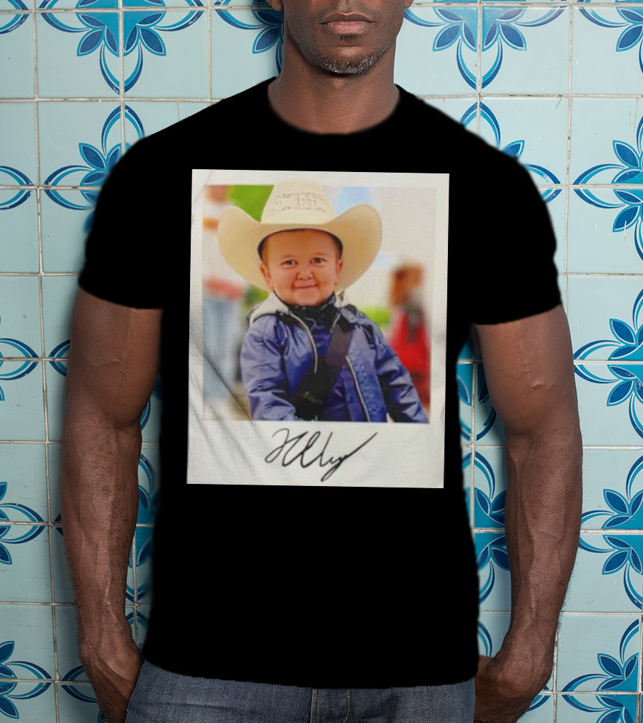 Hasbulla Magomedov Cowboy Polaroid Signature Image T-Shirt