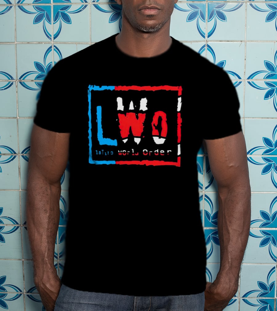 LWO Latino World Order Red White Blue Iconic T-Shirt