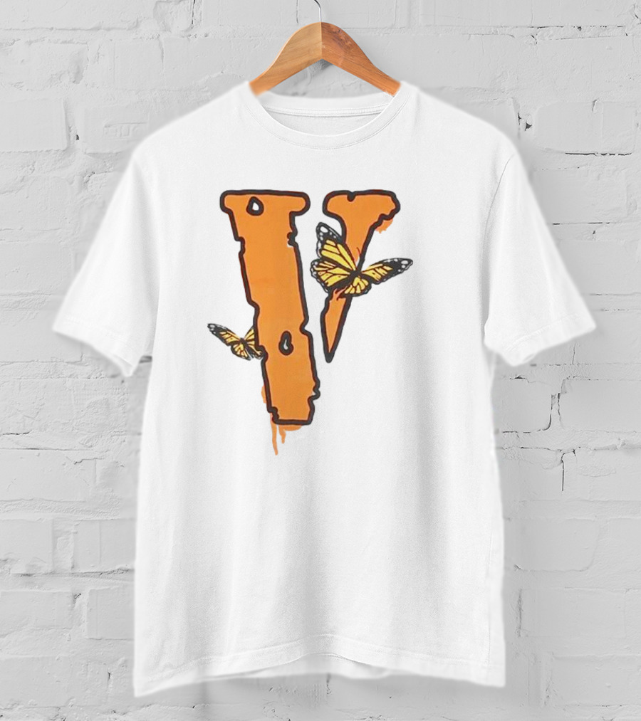 Legends Never Die Vlone Butterfly Logo V T-Shirt