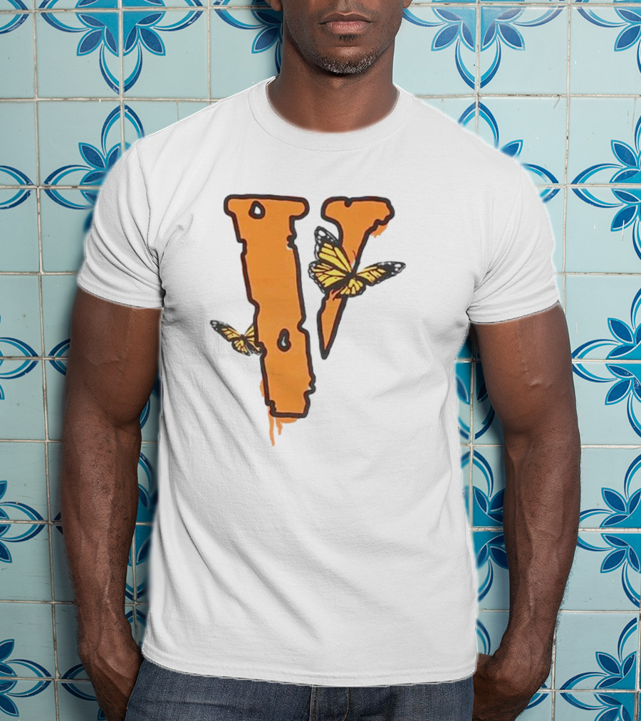 Legends Never Die Vlone Butterfly Logo V T-Shirt
