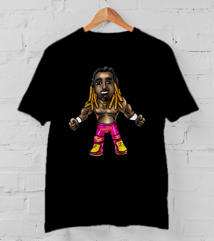 Brawler Cartoon Bout It Pink Yellow J T-Shirt
