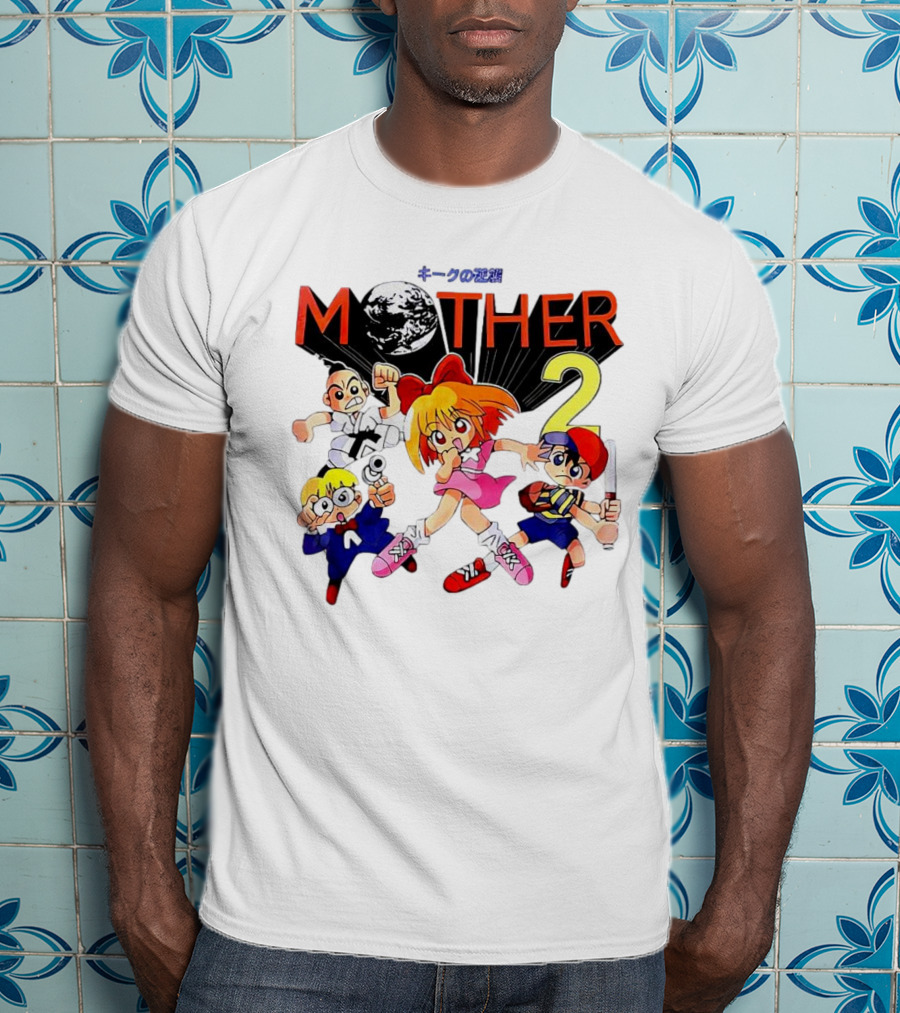 Mother 2 Comix Nintendo Game Characters And Earth T-Shirt