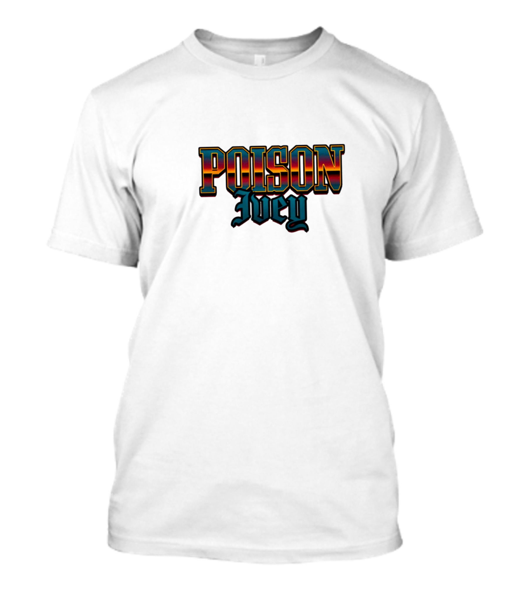 POISON Ivey Vintage Bold Typography T-Shirt