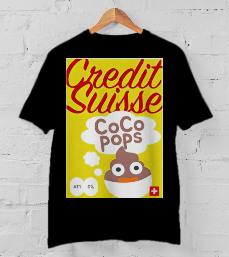 Credit Suisse CoCo Pops Parody Box AT1 0% T-Shirt