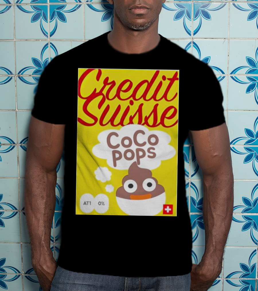 Credit Suisse CoCo Pops Parody Box AT1 0% T-Shirt