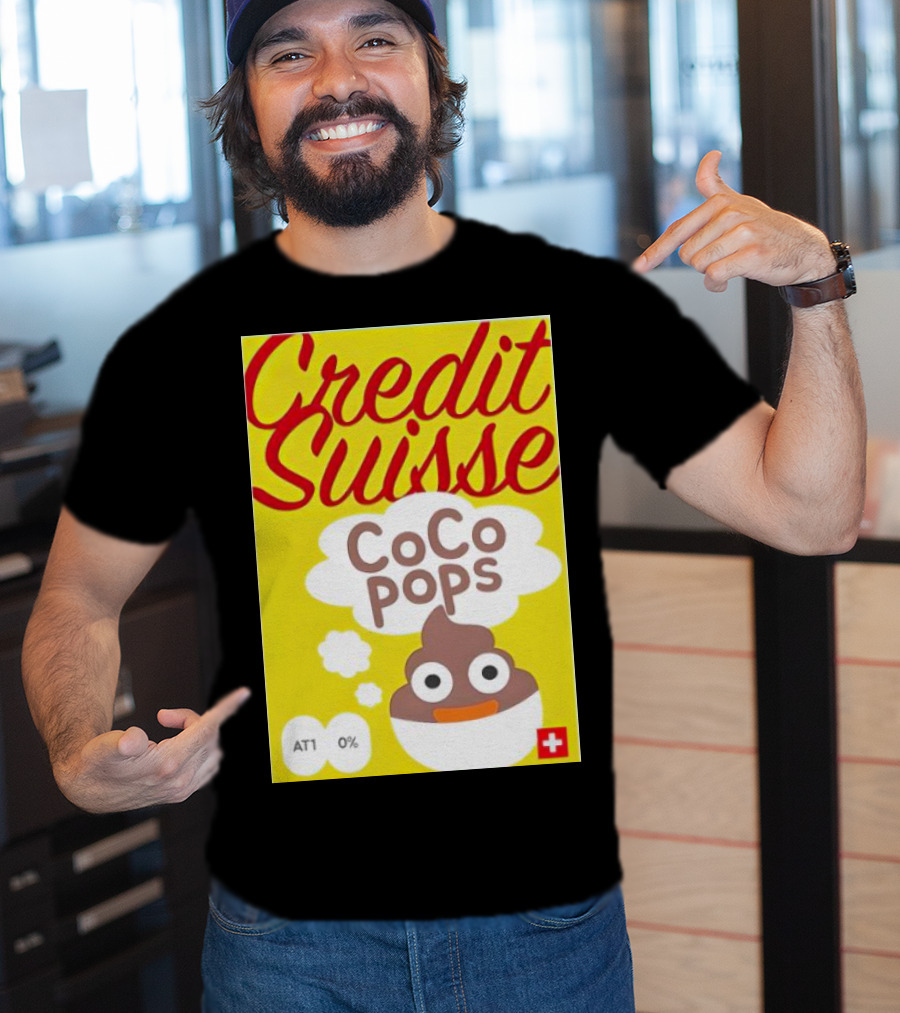 Credit Suisse CoCo Pops Parody Box AT1 0% T-Shirt