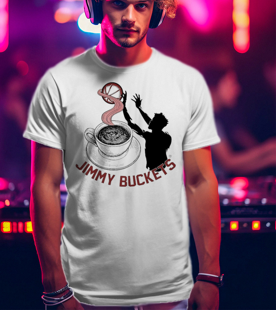 Miami Heat Jimmy Buckets Coffee Basketball T-Shirt