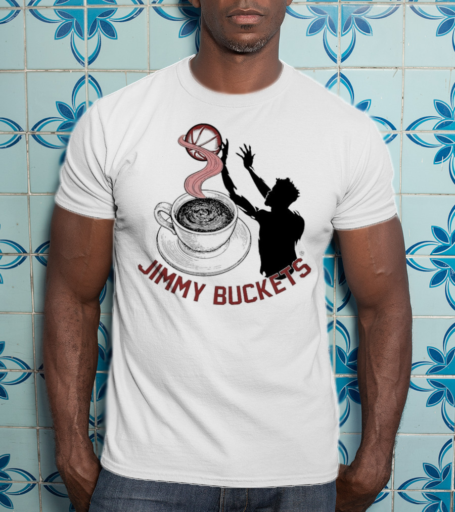 Miami Heat Jimmy Buckets Coffee Basketball T-Shirt