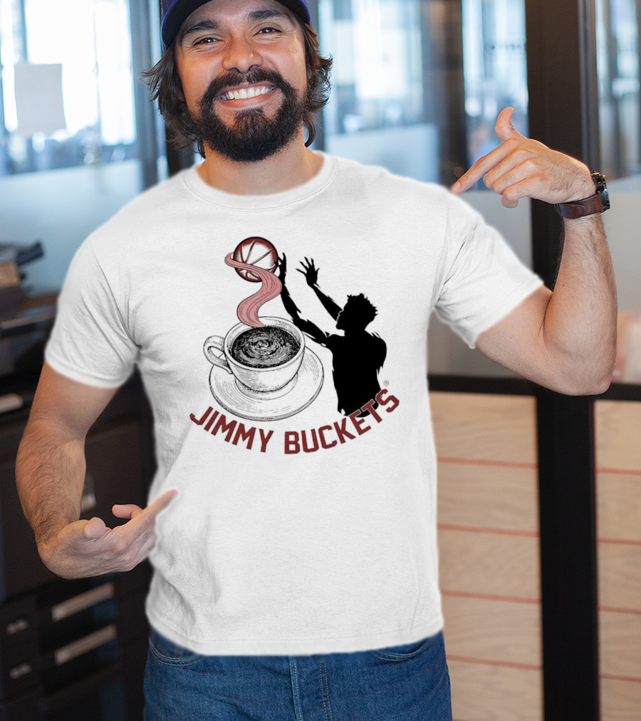 Miami Heat Jimmy Buckets Coffee Basketball T-Shirt