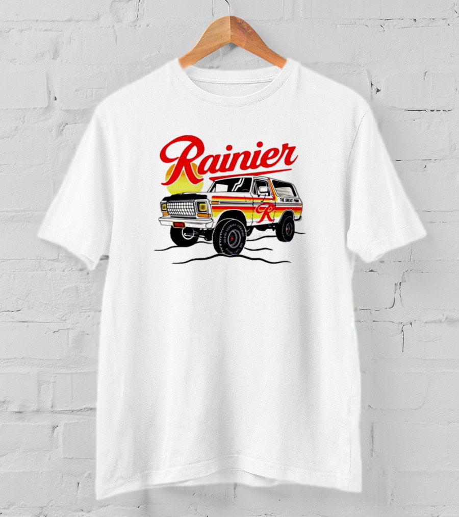 Rainier Beer Vintage Truck Adventure T-Shirt