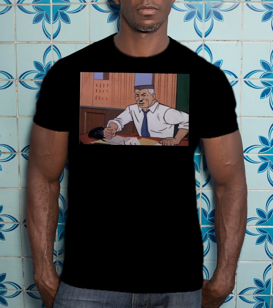 Strange Man Comic Editor Classic Scene T-Shirt
