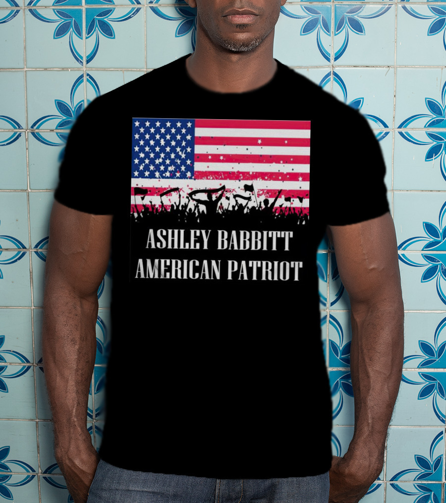 Ashley Babbitt American Patriot USA Flag Protesters T-Shirt