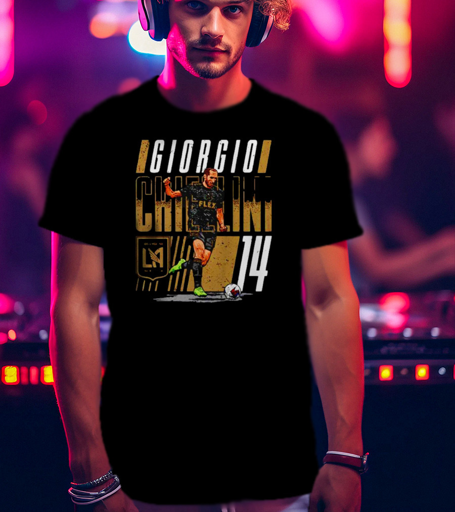 Giorgio Chiellini LAFC Flex Number 14 Los Angeles T-Shirt