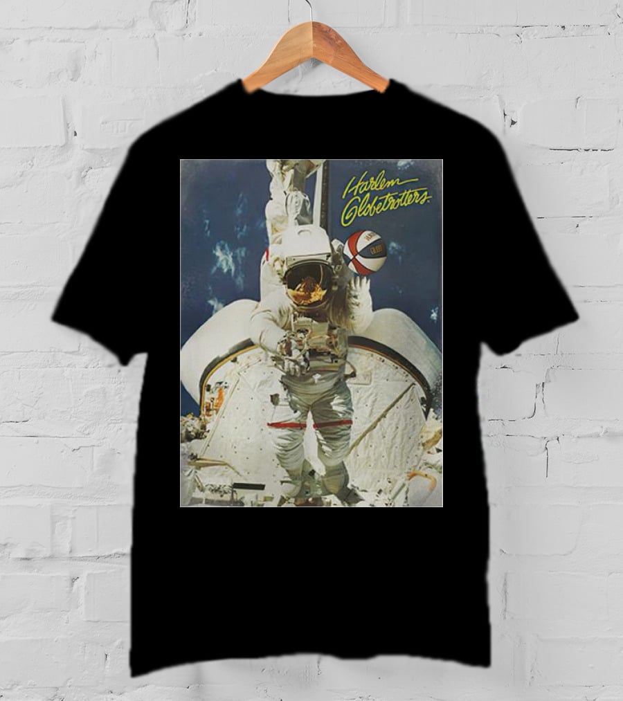 Harlem Globetrotters Astronaut Space Basketball Adventure T-Shirt