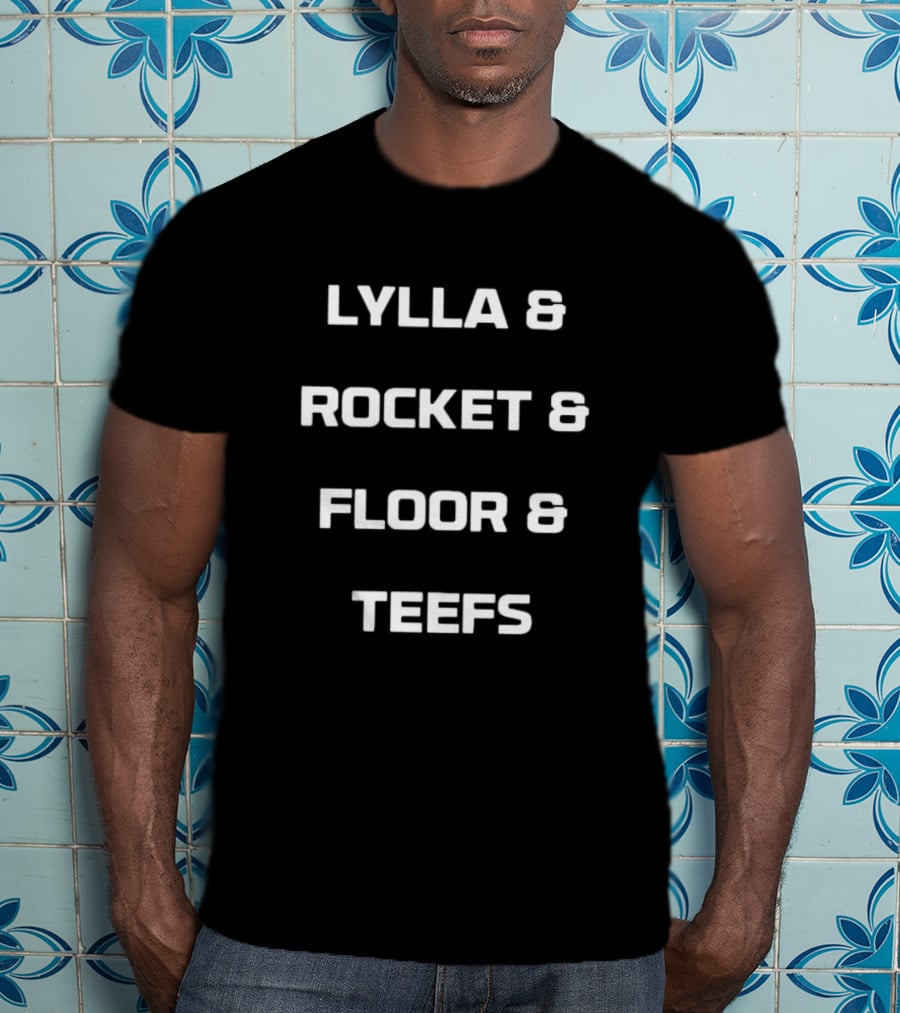Lylla And Rocket And Floor And Teefs Guardians Of The Galaxy Raccoon Friends T-Shirt
