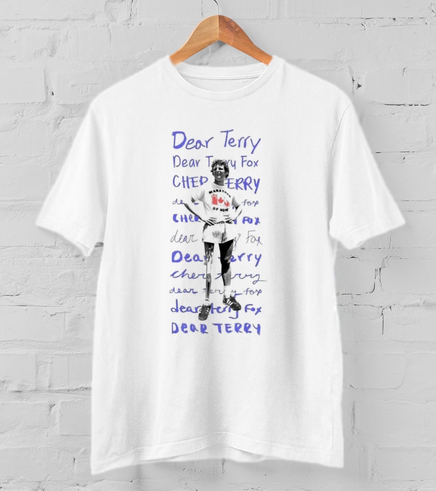 Marathon Of Hope Canada Dear Terry Fox Iconic T-Shirt