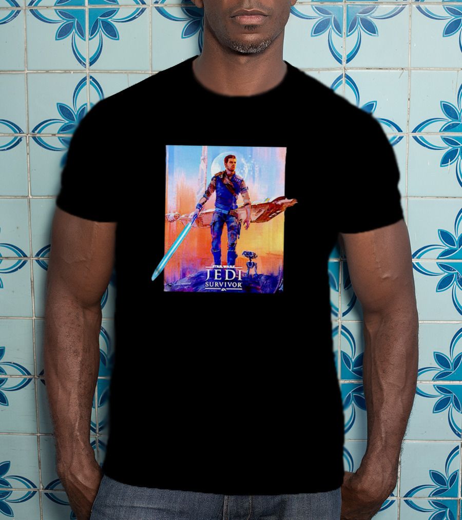 Star Wars Jedi Survivor Deluxe Edition Lightsaber T-Shirt