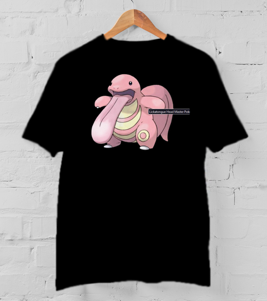 Lickatongue Head Master Pokemon Character Image T-Shirt