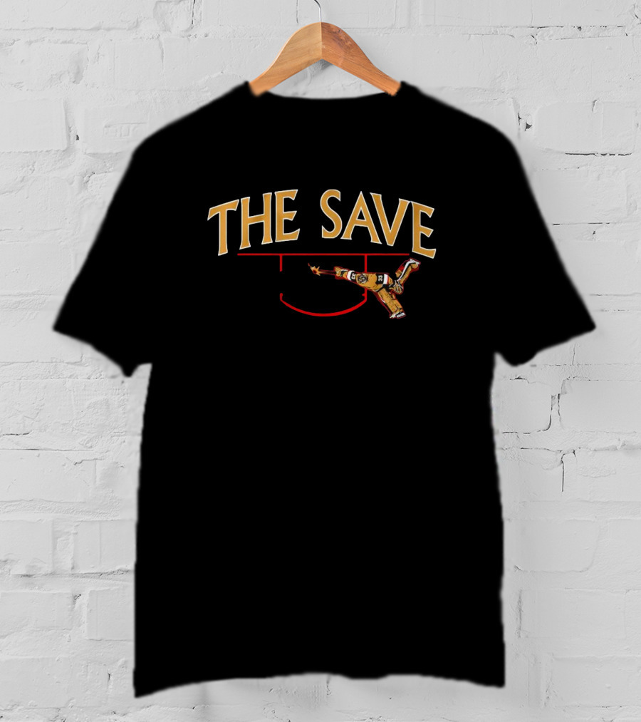 Adin Hill The Save Vegas Hockey Signature T-Shirt
