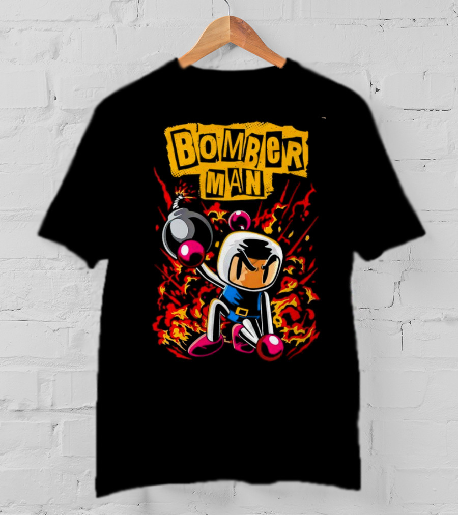 Bomberman Dynamic Action Explosion Iconic T-Shirt