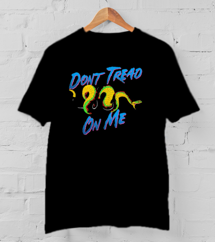 Dont Tread On Me Neon Snake T-Shirt