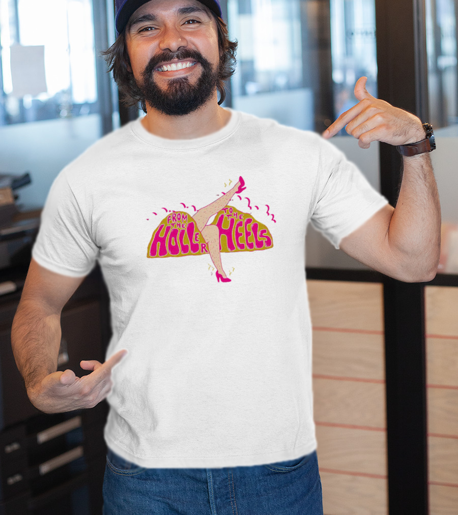 From The Holler To The Heels With Vibrant Pink And Leg T-Shirt