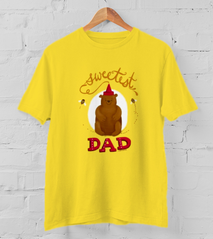Sweetest Dad Bear Fathers Day T-Shirt
