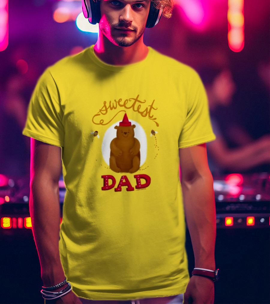 Sweetest Dad Bear Fathers Day T-Shirt