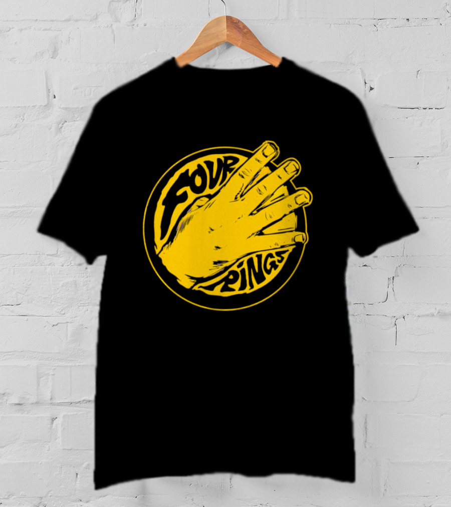 Four Rings Basketball Hand Bay Area Victory Celebrations T-Shirt