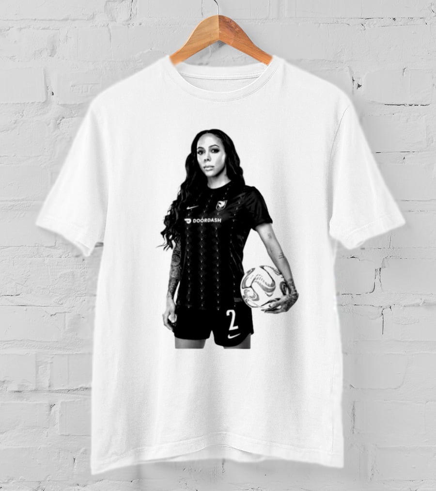 League Sydney Leroux 2 DoorDash Soccer T-Shirt
