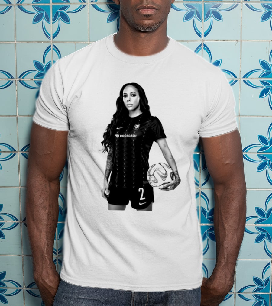 League Sydney Leroux 2 DoorDash Soccer T-Shirt