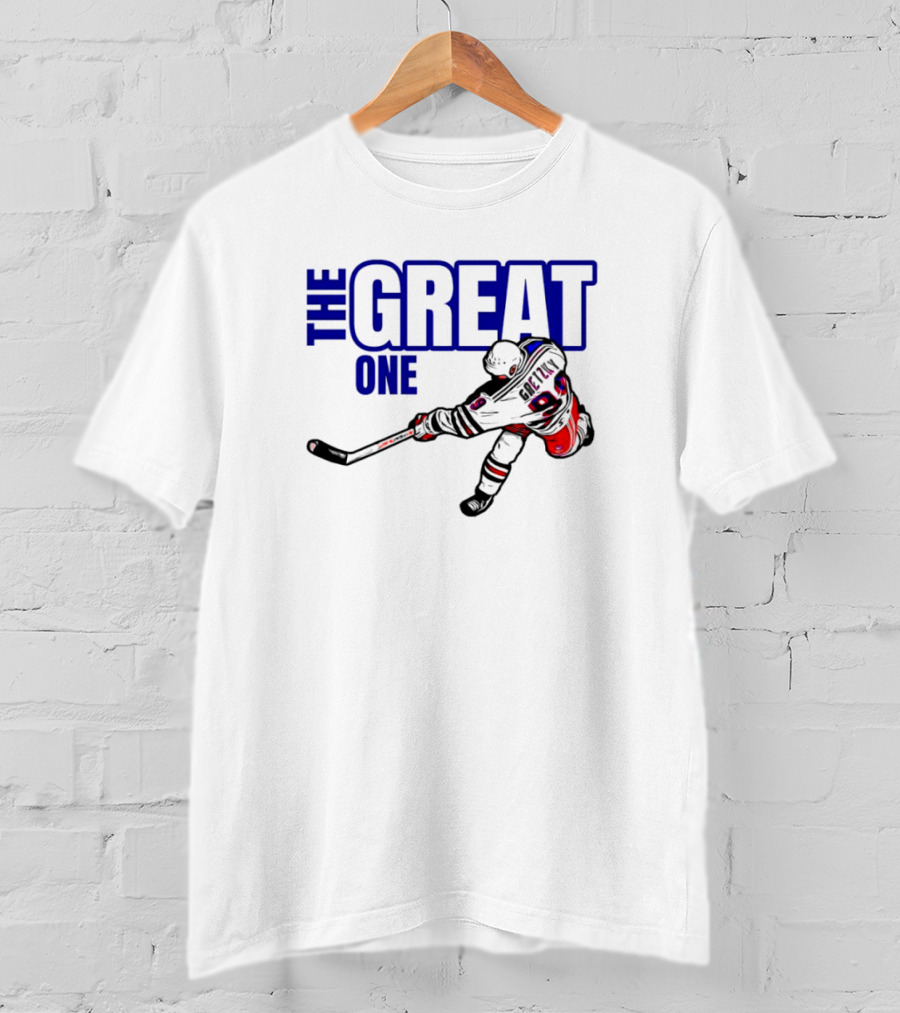 The Great One Rangers Gretzky Hockey Legend T-Shirt