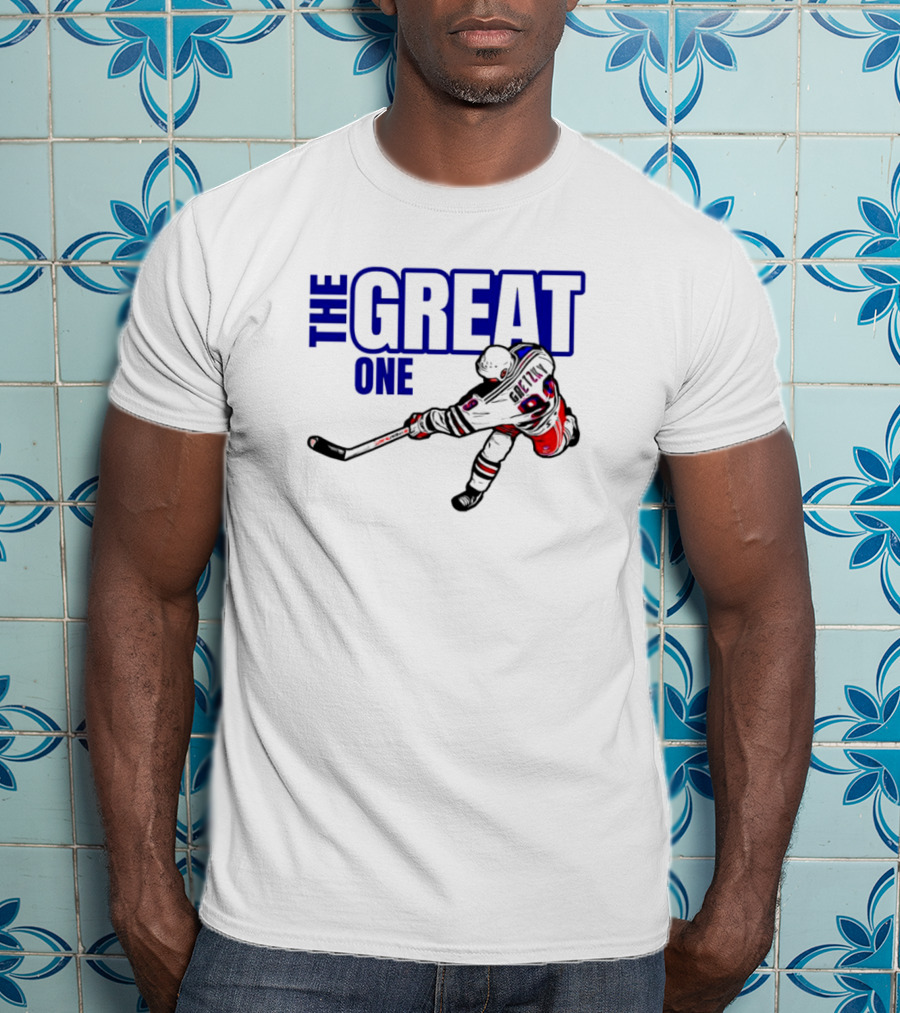 The Great One Rangers Gretzky Hockey Legend T-Shirt