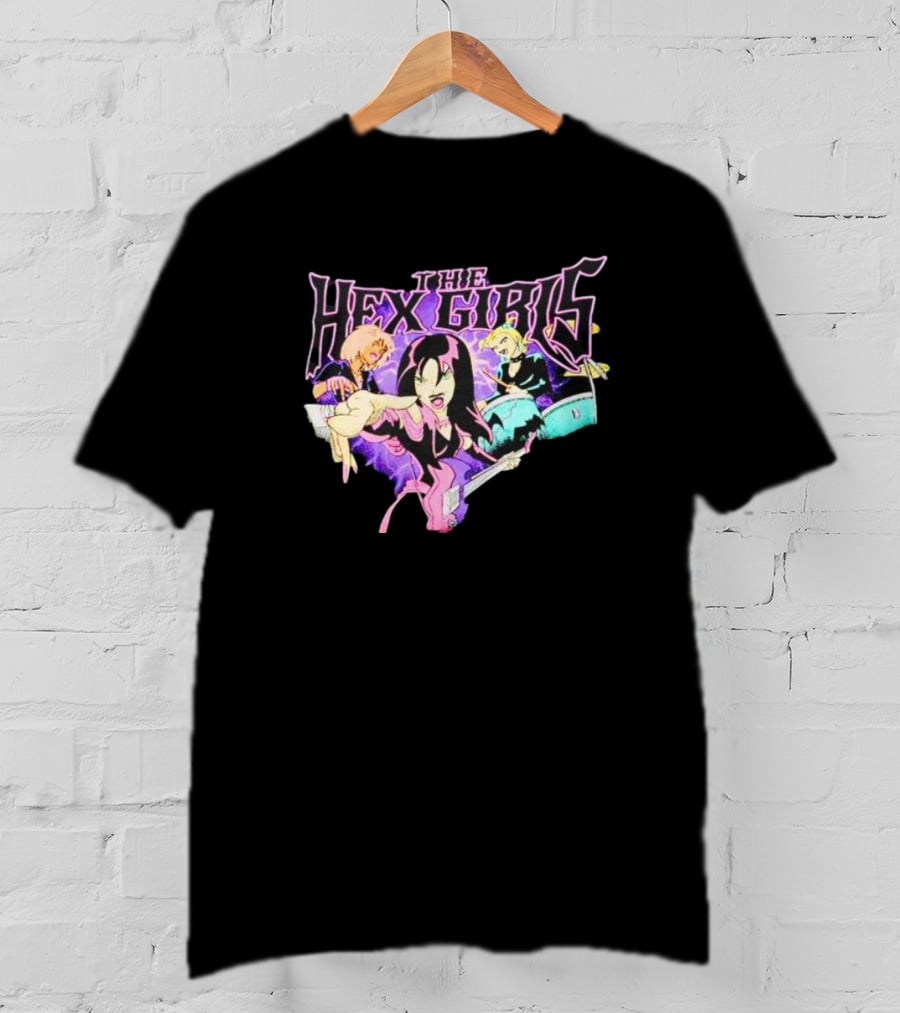 The Hex Girls Animated Band Halloween Goth Rock Trio T-Shirt