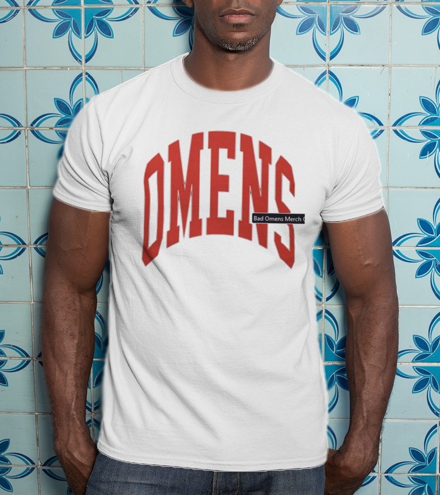 Bad Omens Merch Varsity Omens T-Shirt