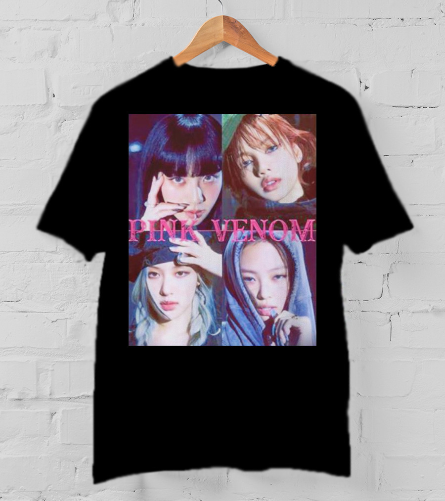 BLACKPINK Born Pink Pink Venom Album Cover T-Shirt