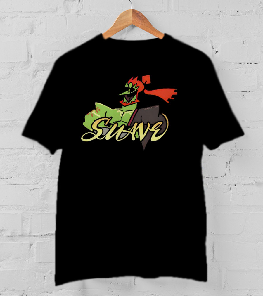 CucuI Ganon Dos Suave Green Red Masked Character T-Shirt