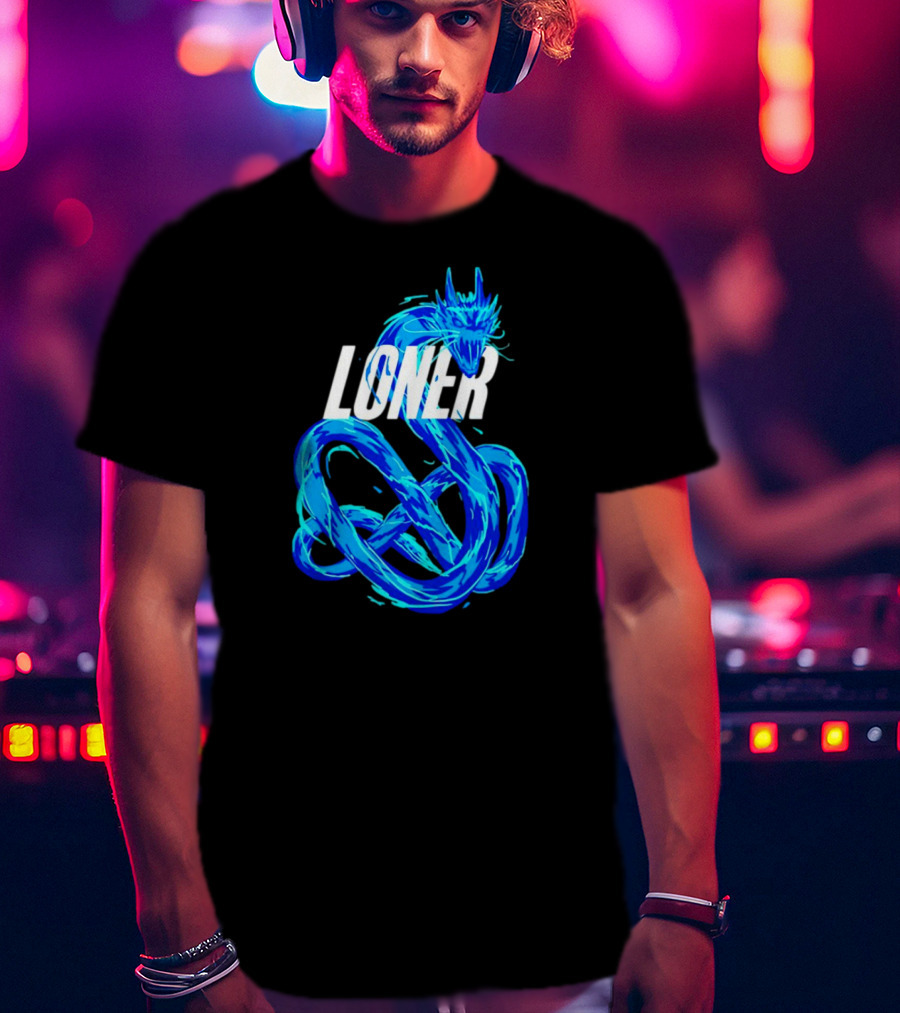 Loner Blue Dragon T-Shirt
