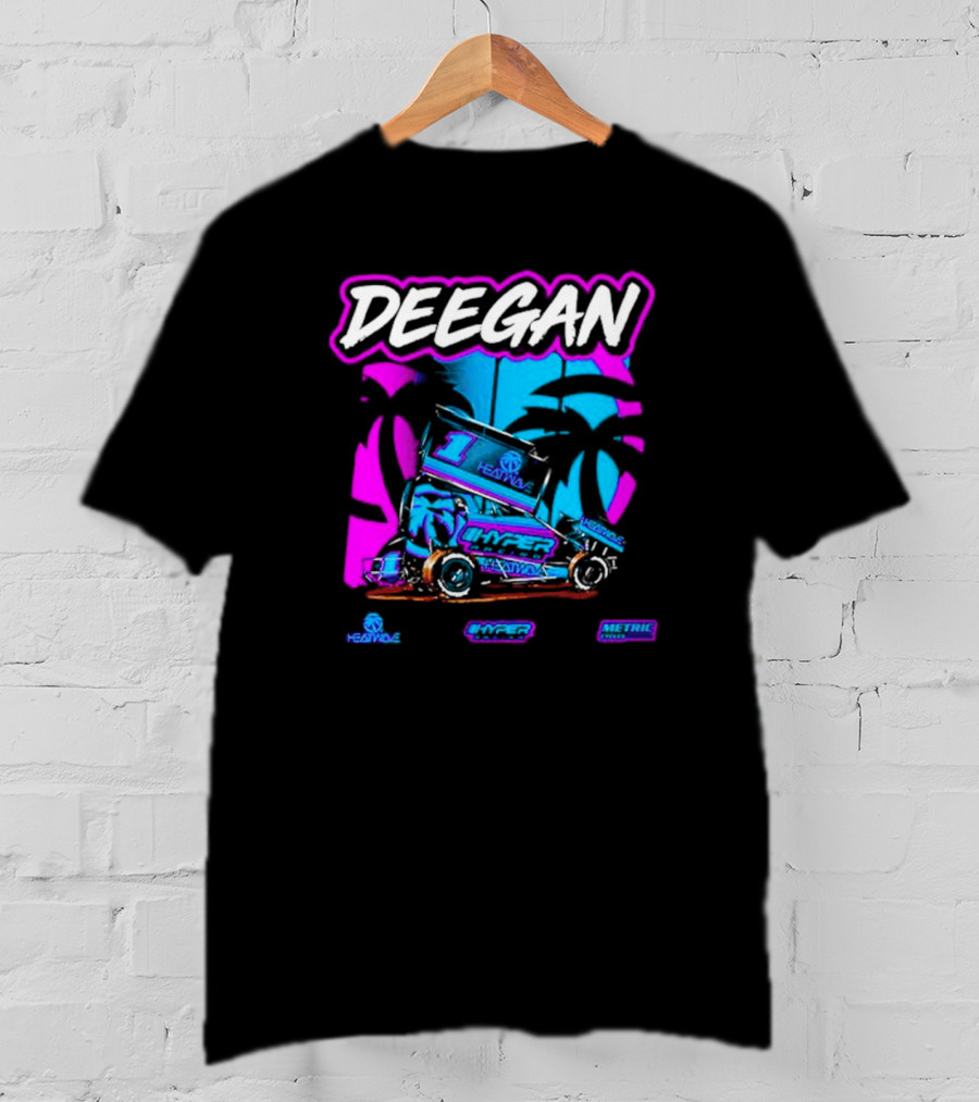 Deegan Hyper Racing Metric Cycles Heatwave Racing Sprint Car T-Shirt