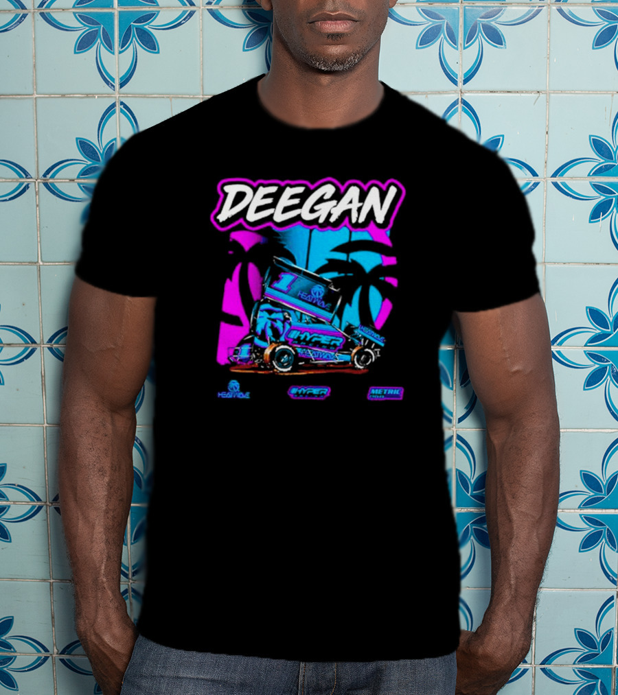 Deegan Hyper Racing Metric Cycles Heatwave Racing Sprint Car T-Shirt