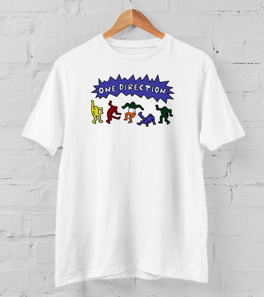 One Direction Dancing Figures Haring T-Shirt