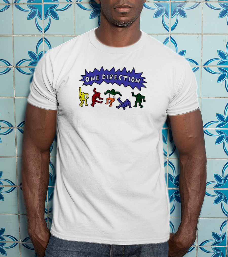 One Direction Dancing Figures Haring T-Shirt