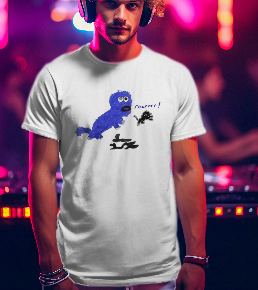 Sam Laporta Roarrrr Detroit Lions T-Shirt