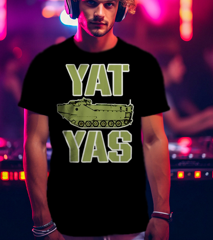YAT YAS Amphibious Assault Vehicle Text T-Shirt