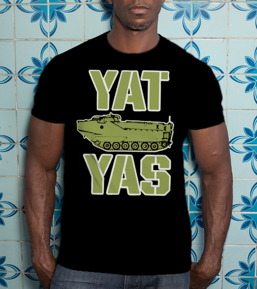 YAT YAS Amphibious Assault Vehicle Text T-Shirt