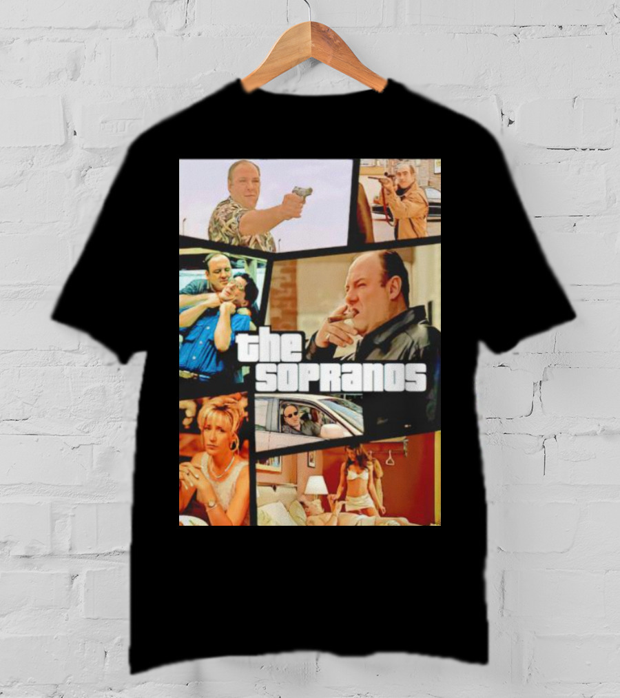 The Sopranos Crime Drama Montage T-Shirt