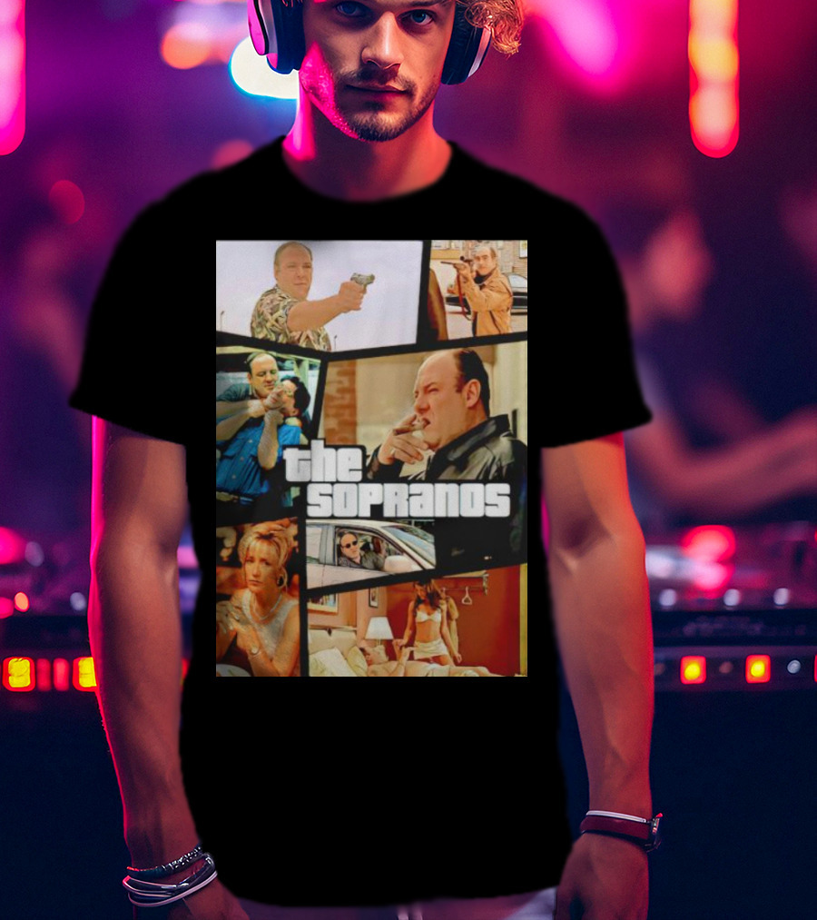 The Sopranos Crime Drama Montage T-Shirt