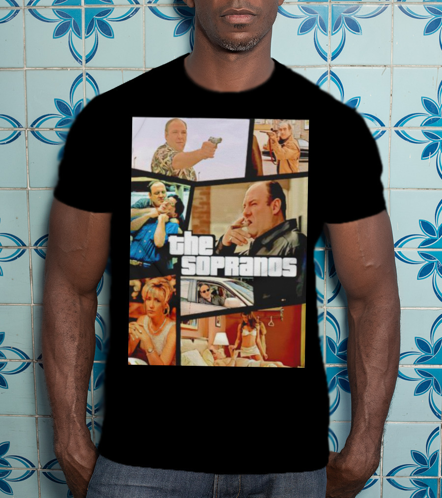The Sopranos Crime Drama Montage T-Shirt